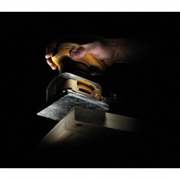 1/4 FEUILLE ABRASIVE VELCRO...