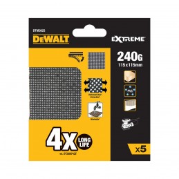 1/4 FEUILLE ABRASIVE VELCRO...