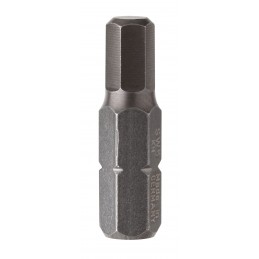5 embouts 25 mm hexagonal 8.0