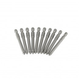 10 EMBOUTS. POZIDRIV 2 70mm