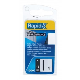 Clous n°9/15 mm de Rapid
