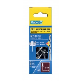 Rivets XL Rapid Ø4.8 x 16mm