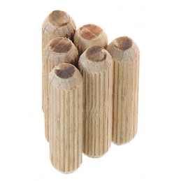 100 TOURILLONS BOIS  6 mm