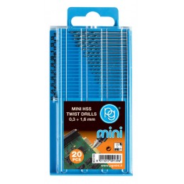 KIT DE 20 FORETS HSS D.0,3...